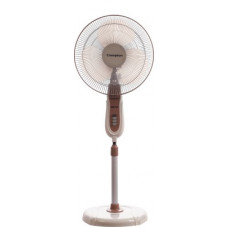 Deals, Discounts & Offers on Home Appliances - CROMPTON High Flo Neo 400 mm 3 Blade Pedestal Fan(Coffee Brown, Pack of 1)