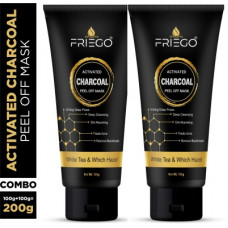Deals, Discounts & Offers on  - Friego Activated Charcoal Peel Off Mask Twin Pack(200 g)