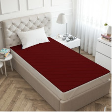Deals, Discounts & Offers on  - Flipkart SmartBuy Elastic Strap Single Size Waterproof Mattress Cover(Maroon)