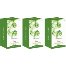 Deals, Discounts & Offers on Food and Health - Brewings Darjeeling Green Tea For weight loss Green Tea Bags Box(75 Bags)
