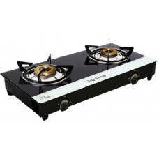 Deals, Discounts & Offers on  - Lifelong Glass Top 2 Burner Gas Stove, Black and White (ISI Certified,1 Year Warranty with Doorstep Service) Glass Manual Gas Stove(2 Burners)