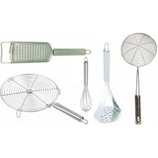 Deals, Discounts & Offers on  - AKOSHA 30 LUXURY FINISHED KITCHEN TOOL SET 5 PCS GLOSSY STEEL WITH MAT FINISHED HANDLE Kitchen Tool Set(GLOSSY STEEL WITH MAT FINISHED HANDLE)