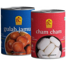 Deals, Discounts & Offers on Food and Health - BHIKHARAM CHANDMAL Cham Cham 1kg and Gulab Jamun 1kg Combo - Pack of 1 Combo(Cham Cham 1kg, Gulab Jamun 1kg)