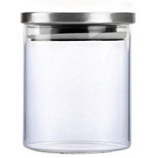 Deals, Discounts & Offers on Kitchen Containers - cello Steelox Borosilicate Storage Jar 700Ml - 700 ml Glass Utility Container(Clear)