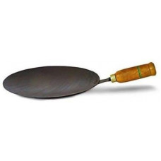 Deals, Discounts & Offers on Cookware - Expressionss RJ kitchenware Store Iron tawa For roti chapati Tawa For Roti/ Paratha wooden handle Tawa 27 cm diameter(Iron, Wooden)
