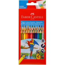 Deals, Discounts & Offers on  - FABER-CASTELL 24 Triangular Shaped Color Pencils(Set of 24, Assorted)