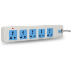 Deals, Discounts & Offers on  - ZEBRONICS ZEB PS5500 PLUS 5 Socket Extension Boards(White, Blue)