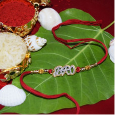 Deals, Discounts & Offers on  - GW CreationsDesigner Chawal Roli Pack, Rakhi Set(1 RAKHI, 1 chawal roli pack)