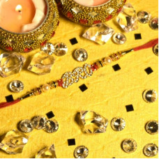 Deals, Discounts & Offers on  - GW CreationsDesigner Chawal Roli Pack, Rakhi Set(2)
