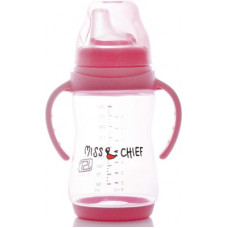 Deals, Discounts & Offers on Baby Care - Miss & Chief Sipper with Soft Nipple spout - 250 ml(Pink)