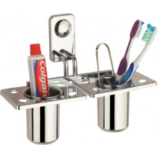 Deals, Discounts & Offers on  - Romax New Toothbrush Holder/Tumbler Holder/Tumbler Stand Stainless Steel Toothbrush Holder