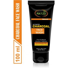Deals, Discounts & Offers on  - Matzo Natural Activated Charcoal -SLS Free Paraben Free Face Wash(100 ml)