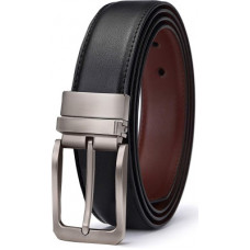 Deals, Discounts & Offers on  - ZOROMen Evening, Party, Formal, Casual Black Artificial Leather Reversible Belt