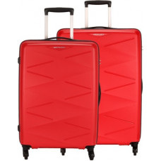Deals, Discounts & Offers on  - Kamiliant by American TouristerHard Body Set of 2 Luggage - TRIPRISM SPINNER 2PC SET RED - Red