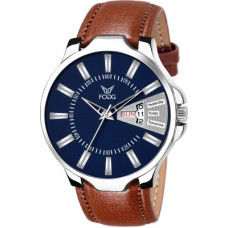 Deals, Discounts & Offers on Watches & Wallets - Fogg1170-BL-BR Unique New Day & Date Analog Watch - For Men