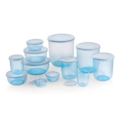 Deals, Discounts & Offers on Kitchen Containers - MASTER COOK - 22920 ml Polypropylene Grocery Container(Pack of 12, Blue)