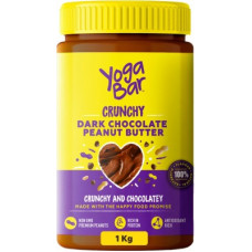 Deals, Discounts & Offers on Food and Health - Yogabar Crunchy Peanut Butter 1kg | Dark Chocolate Peanut Butter with High Protein & Anti-Oxidants 1 kg