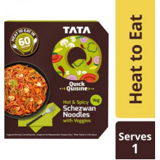 Deals, Discounts & Offers on Food and Health - [Supermart] Tata Q Hot and Spicy Schezwan Noodles with Veggies 290 g