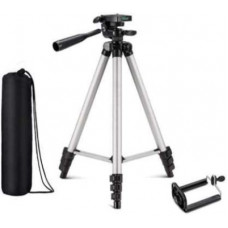 Deals, Discounts & Offers on Electronics - Broyk B-3110 Three Way Pan Movement Tripod, Tripod Kit(Silver / Black, Supports Up to 3000 g)