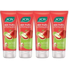 Deals, Discounts & Offers on  - Joy Skin Fruits Softening Glow (Apple)(Pack of 4 x 50 ml) Face Wash(200 ml)