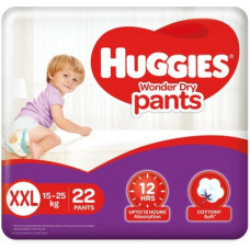 Deals, Discounts & Offers on Baby Care - Huggies Wonder Pants Diaper - XXL(22 Pieces)