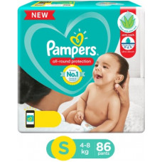 Deals, Discounts & Offers on Baby Care - Pampers Diaper Pants with Aloe Vera Lotion - S(86 Pieces)