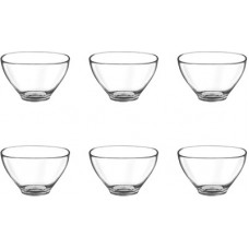 Deals, Discounts & Offers on  - TREO Esquire 250 Glass Serving Bowl(Clear, Pack of 6)