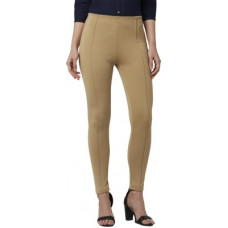 Deals, Discounts & Offers on  - PARK AVENUESlim Fit Women Khaki Rayon Trousers