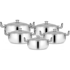 Deals, Discounts & Offers on Cookware - BERTOL KITCHENWARE Cookware Set(Stainless Steel, 5 - Piece)