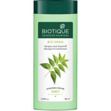 Deals, Discounts & Offers on  - BIOTIQUE Bio Neem Margosa Anti - Dandruff Shampoo & Conditioner 180ml(180 ml)
