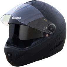 Deals, Discounts & Offers on  - Steelbird Cyborg Double Visor Full Face Helmet, Inner Smoke Sun Shield and Outer Clear Visor Motorbike Helmet(Dashing Black)