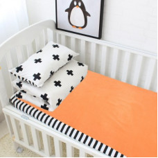 Deals, Discounts & Offers on Baby Care - Dewberries Cotton Baby Bed Protecting Mat(Peach, Large)