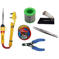 Deals, Discounts & Offers on  - FADMAN BASIC COMPLETE KIT PART TYPE-6 SOLDERING IRON KIT | SOLDER WIRE | STAND | WIRE CUTTER | SOLDERING PASTE FLUX | TWEEZER | SOLDERING IRON 25 W Simple(Flat Tip)