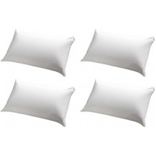Deals, Discounts & Offers on  - Flipkart SmartBuy Polyester Fibre Stripes Cushion Pack of 4(White)