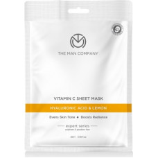 Deals, Discounts & Offers on  - THE MAN COMPANY Vitamin C Sheet Mask -Hyaluronic Acid & Lemon(25 ml)