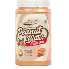 Deals, Discounts & Offers on Food and Health - CropTown All Natural Peanut Butter Regular Creamy Spread | Unsweetened | 30g High Protein | Non GMO | Gluten Free | Vegan | Cholesterol Free - Blend with Valuable Nutrition 1 kg