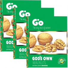 Deals, Discounts & Offers on Food and Health - Go Organic Light Broken Walnuts kernels 750g (Each 250gm ) Walnuts(3 x 250 g)