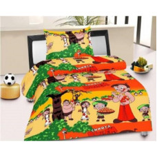 Deals, Discounts & Offers on  - SEA HORSE 140 TC Microfiber Single Cartoon Bedsheet(Pack of 1, Multicolor)
