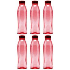 Deals, Discounts & Offers on  - MILTON Amazon Pink Pet Bottles 1000 ml Bottle(Pack of 6, Pink, Plastic)