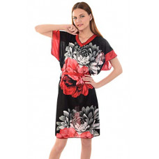 Deals, Discounts & Offers on Women - Senslife Women's Satin Floral Nighty