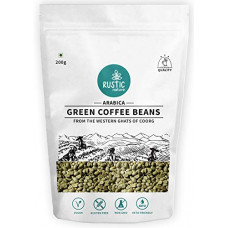 Deals, Discounts & Offers on  - Rustic Nature Raw Green Coffee Beans For Weight Loss 200g