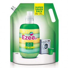 Deals, Discounts & Offers on  - Godrej Ezee 2-in-1 Liquid Detergent + Fabric Sanitizer, 2kg Pouch