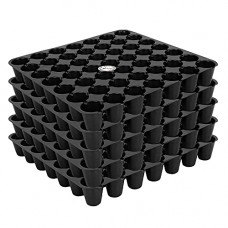 Deals, Discounts & Offers on Gardening Tools - Kraft Seeds Seedling Tray (49 Holes, Pack of 5, Black, 26cm x 28cm x 3.8cm)