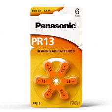 Deals, Discounts & Offers on Accessories - Panasonic Hearing Aid Battery (Size PR13/PR48, Pack of 6 Batteries)