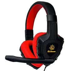 Deals, Discounts & Offers on  - RPM Euro Games Gaming Headphones with Adjustable Mic | Surround Sound | Works with All Mobile Phones, PS5, PS4, Xbox One | Red | Wired