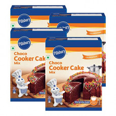 Deals, Discounts & Offers on  - Pillsbury Cooker Cake Mix, Choco, 636 g, Pack of 4