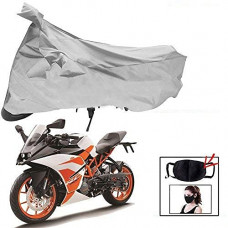 Deals, Discounts & Offers on Accessories - Riderscart All Season (Weather) Waterproof Bike Cover For KTM RC 200 Indoor Outdoor Protection Combo with Storage Bag and Face Mask