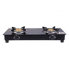 Deals, Discounts & Offers on  - [Rs. 200 Back] Wonderchef Ultima 2 Burner Toughened Glass MS Cooktop, Stainless Steel Drip Tray, Tri-pin,Anti-Skid Legs, Large pan Supports, Manual Ignition, Black