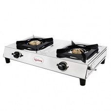 Deals, Discounts & Offers on  - [Rs. 200 Back] Lifelong LLGS099 Stainless Steel 2 Burner Gas Stove, ISI Certified, Manual Ignition, Silver (1 Year Door-step Warranty)