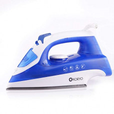 Deals, Discounts & Offers on Irons - [Rs. 200 Back] Koryo Steam Iron KSW416XADB 1600W with Vertical Steaming and Self Cleaning Technology (Blue)